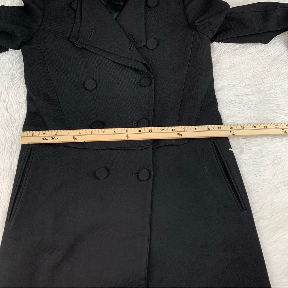 3.1 Philip‎ Lim long sleeve wool blend double breasted long coat - Picture 3 of 12
